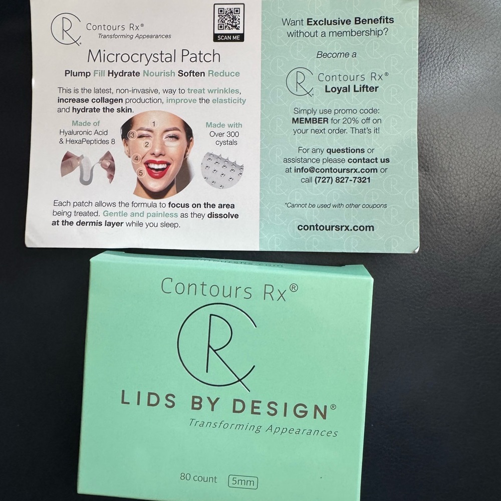 Contours Rx Microcrystal Patch and Lids by Design Set